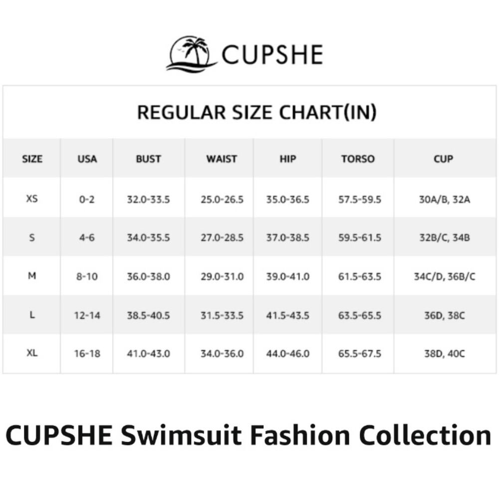 Women Cupshe Bikini Swimsuit Yellow Lemon Print Twist Tie Side Size L NWT - Picture 11 of 11